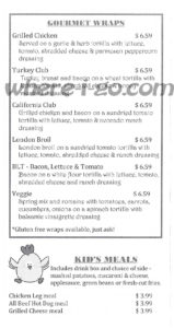 Watsons Carry Out Menu, Jefferson, Md - Page 6